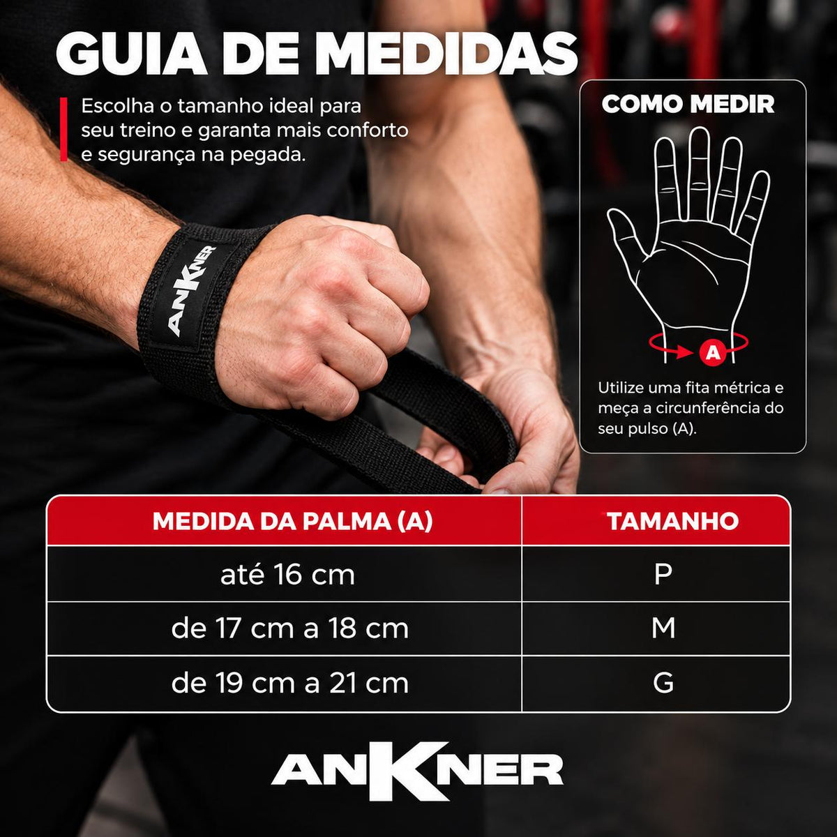 Strap de Musculação Tipo 8