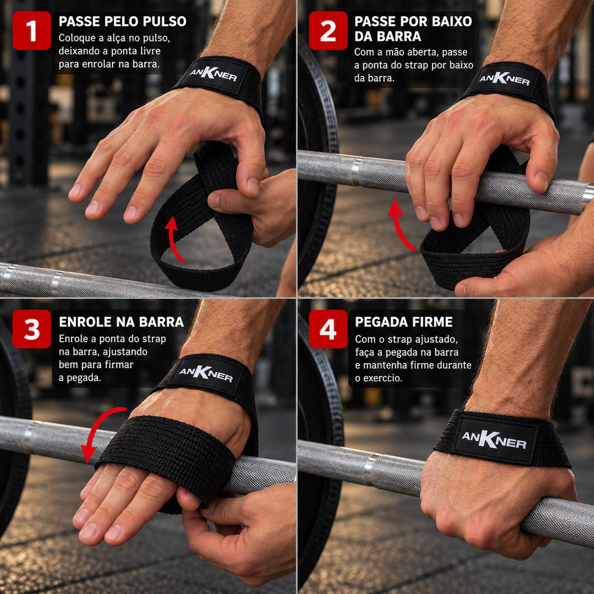Strap de Musculação Tipo 8